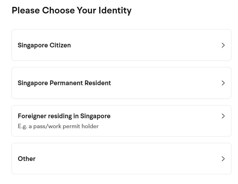 choose your identity