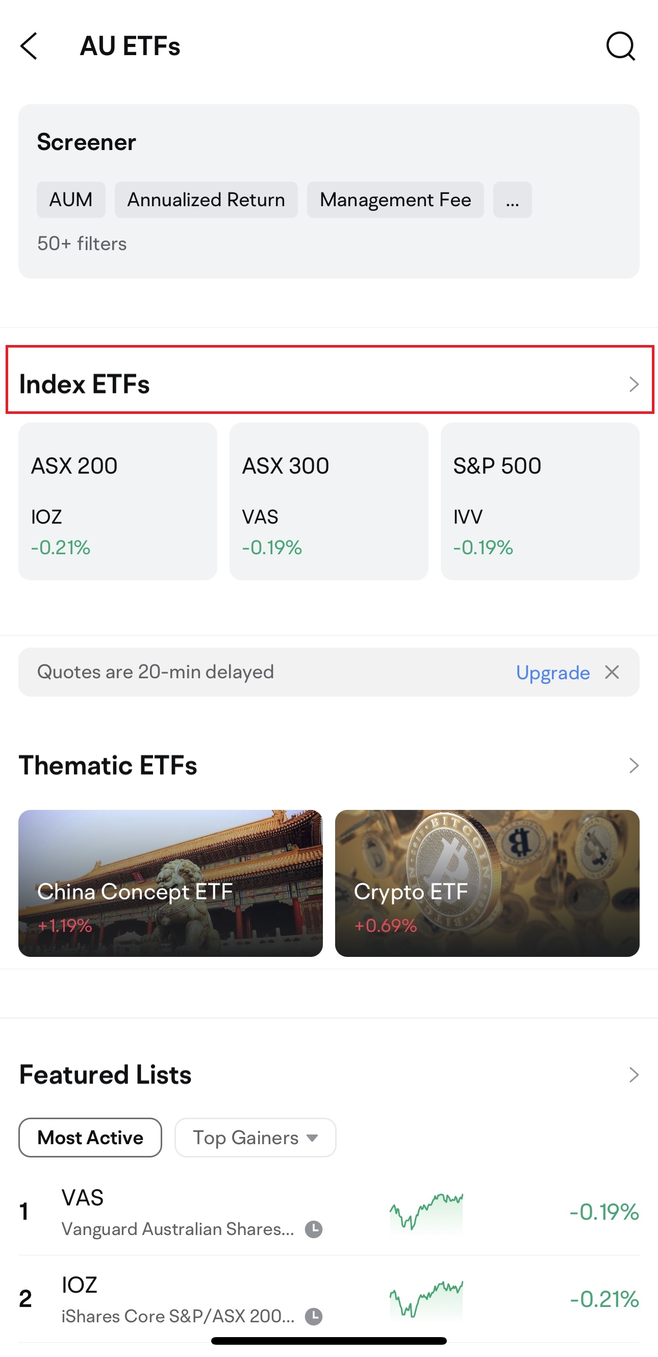 探索指数ETF