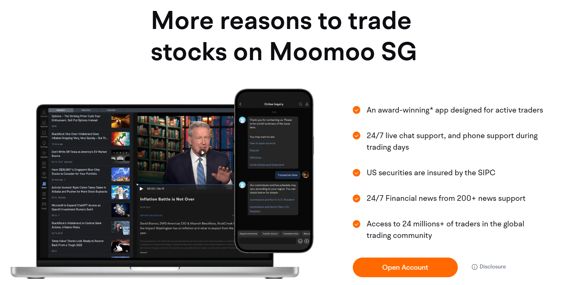 why trade stocks on moomoo singapore