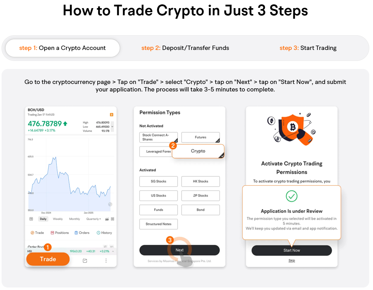 Moomoo vs. Coinbase vs. Coinhako in Singapore