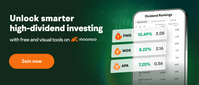 high-dividend investing with moomoo
