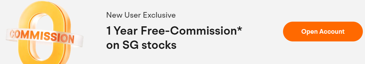 trade sgx stocks for one year free-commission