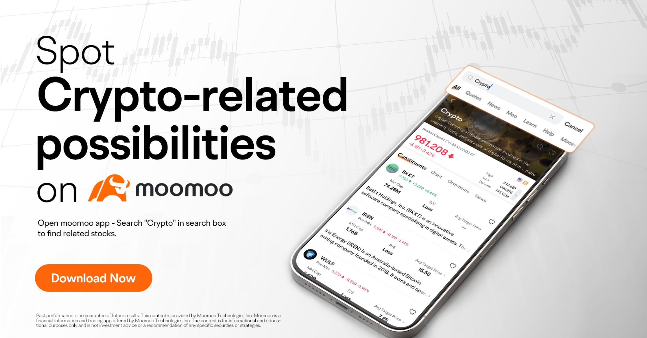 find crypto on moomoo