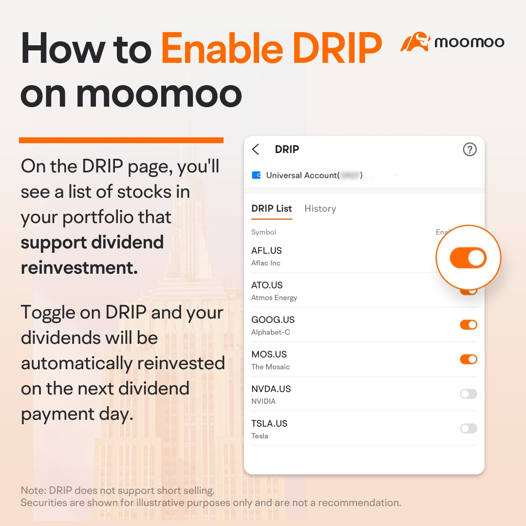 how to set up dividend reinvestment plan