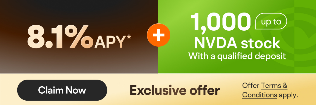 moomoo welcome bonus 8.1% APY and $1000 NVDA stock