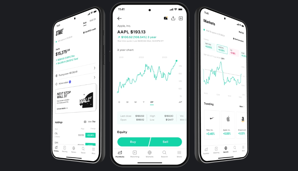 stake interface