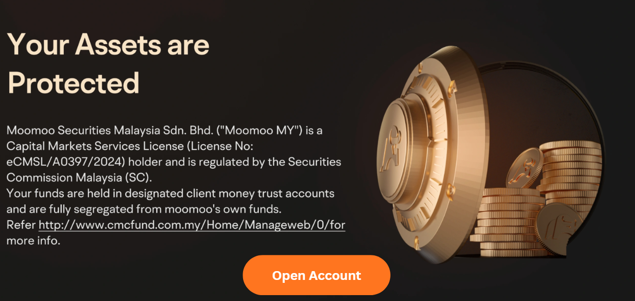 Moomoo employs strict asset segregation protocols
