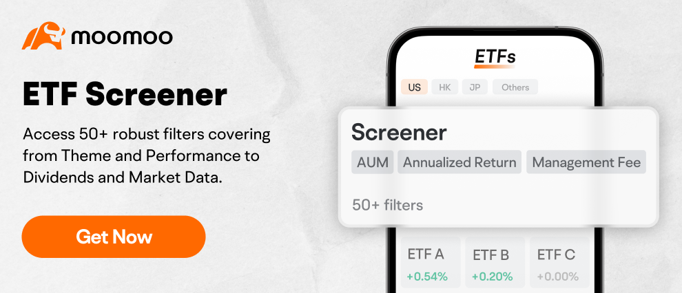 Moomoo’s ETF screener