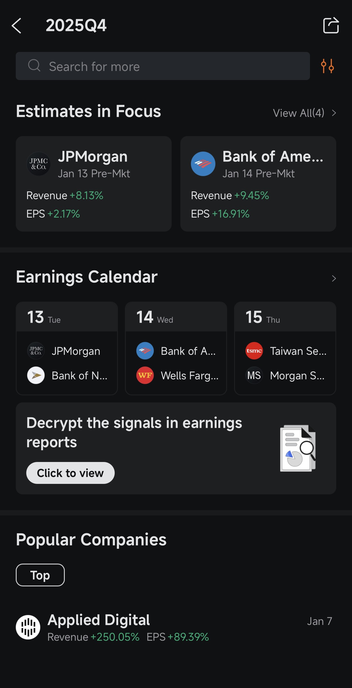 earning hub detail
