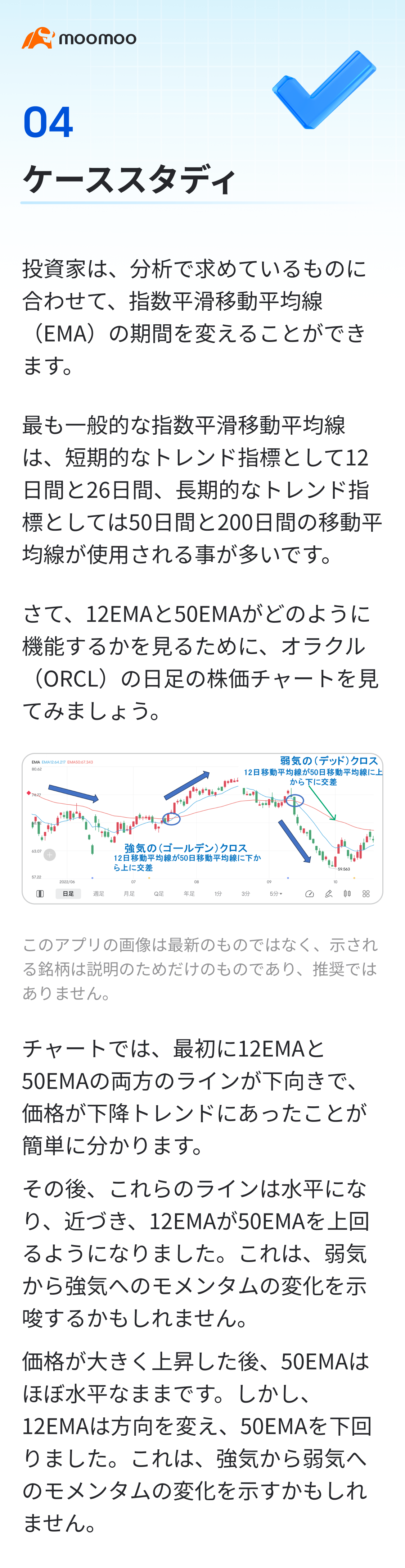 指数平滑移動平均線を分析に使用する方法