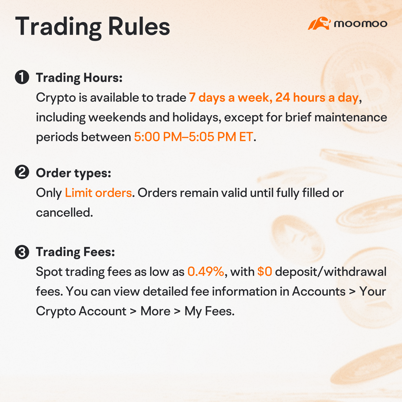 如何在moomoo上交易加密货币