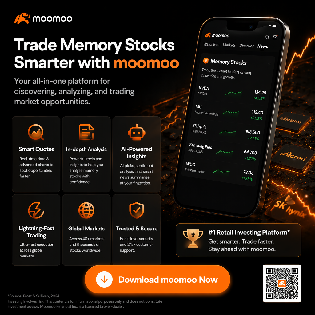 trade ai memory stocks with moomoo